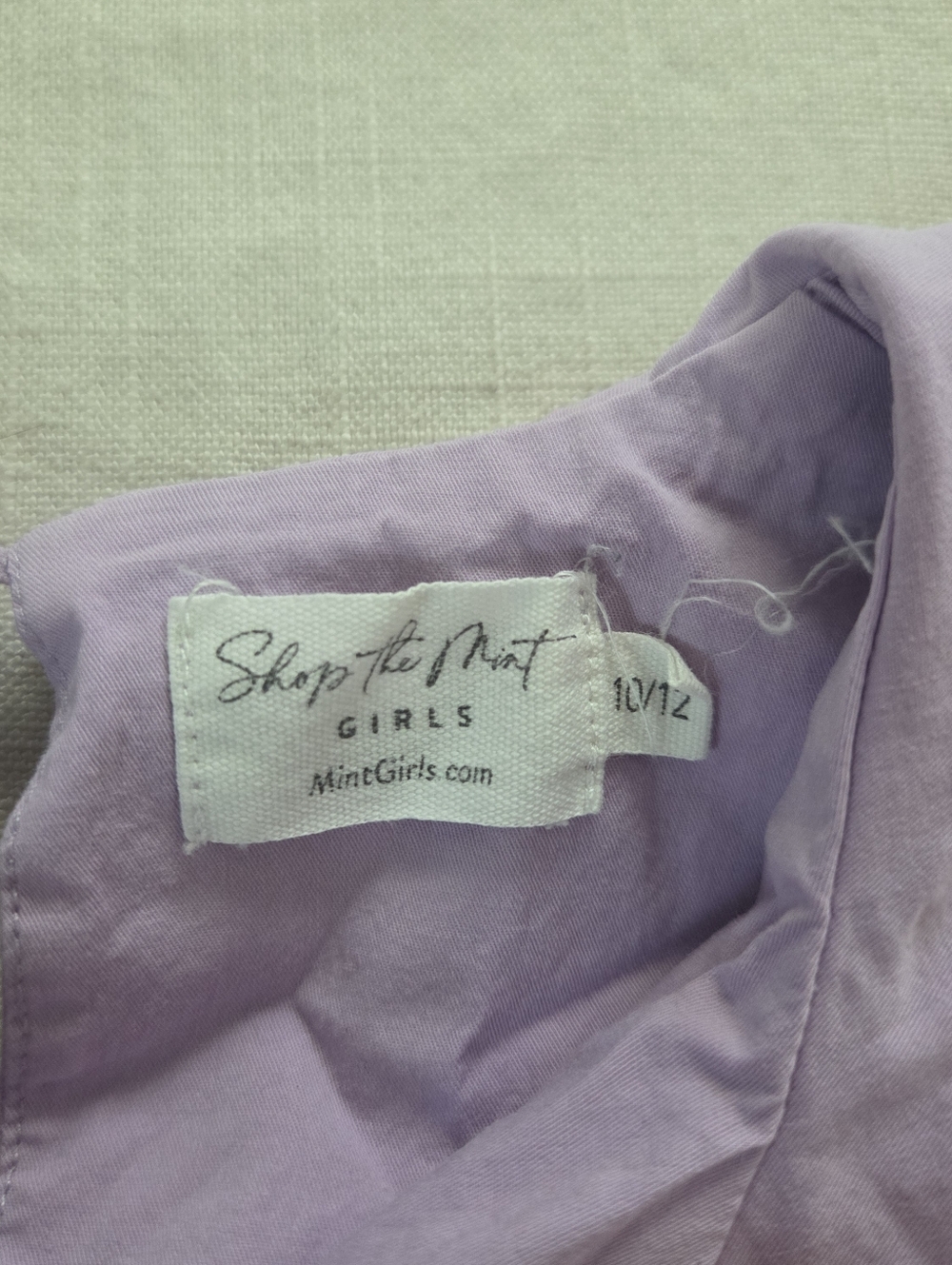 Lavender Ruffled Tiered Dress Shop The Mint Girls Dress Kids 10/12 Purple - Picture 5 of 12